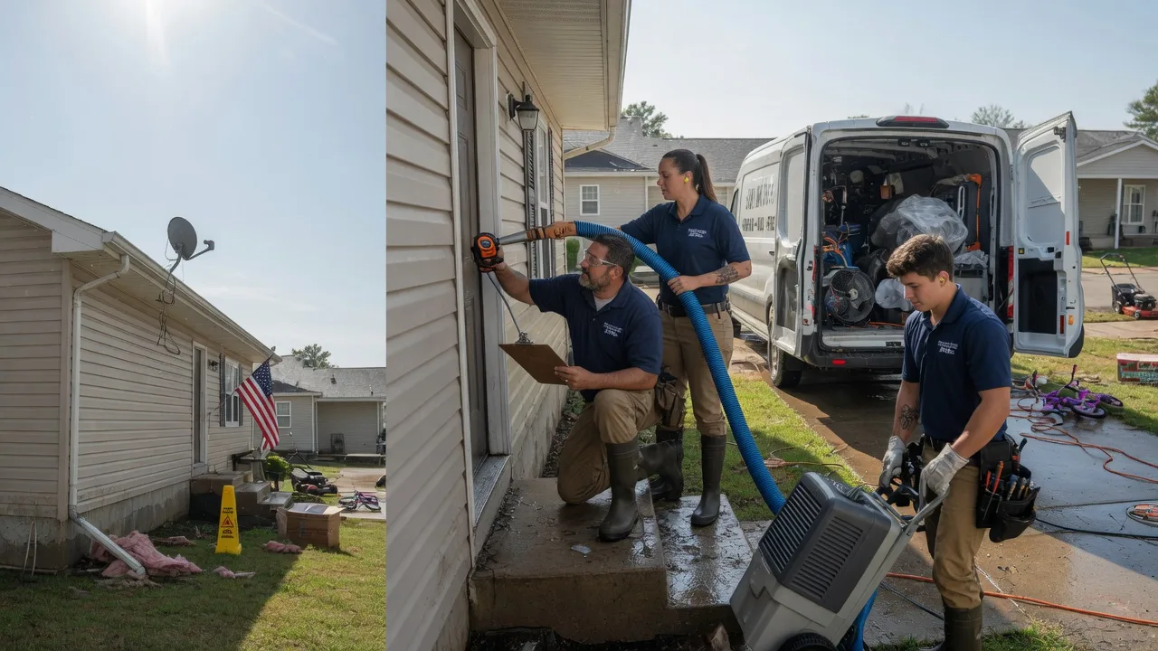 Ceiling Water Damage Restoration in Bedford, IN near me